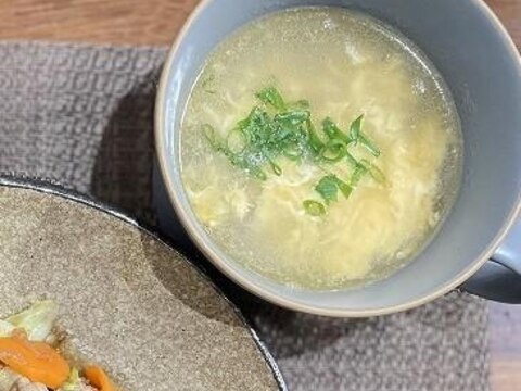 一工夫でお店の味に!簡単卵スープ